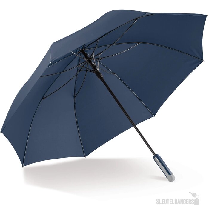 Stokparaplu 25” auto open donkerblauw
