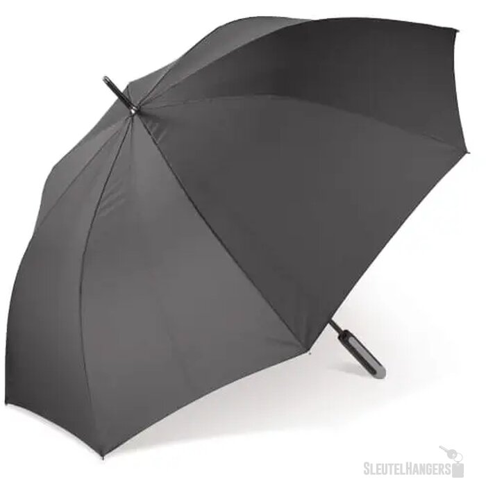 Stokparaplu 25” auto open zwart