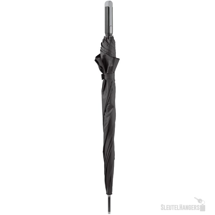 Stokparaplu 25” auto open zwart