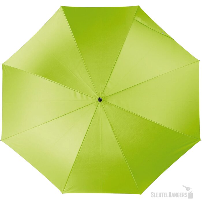Stokparaplu 25” auto open lichtgroen