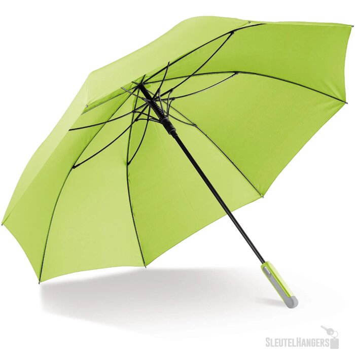 Stokparaplu 25” auto open lichtgroen