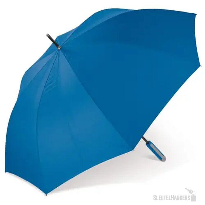 Stokparaplu 25” auto open blauw