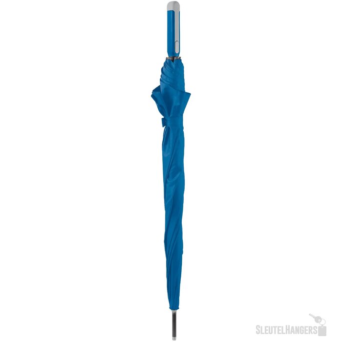 Stokparaplu 25” auto open blauw