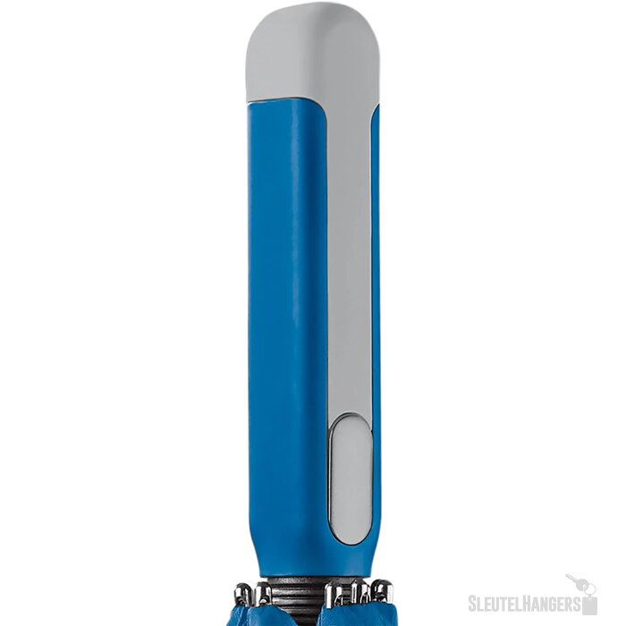 Stokparaplu 25” auto open blauw