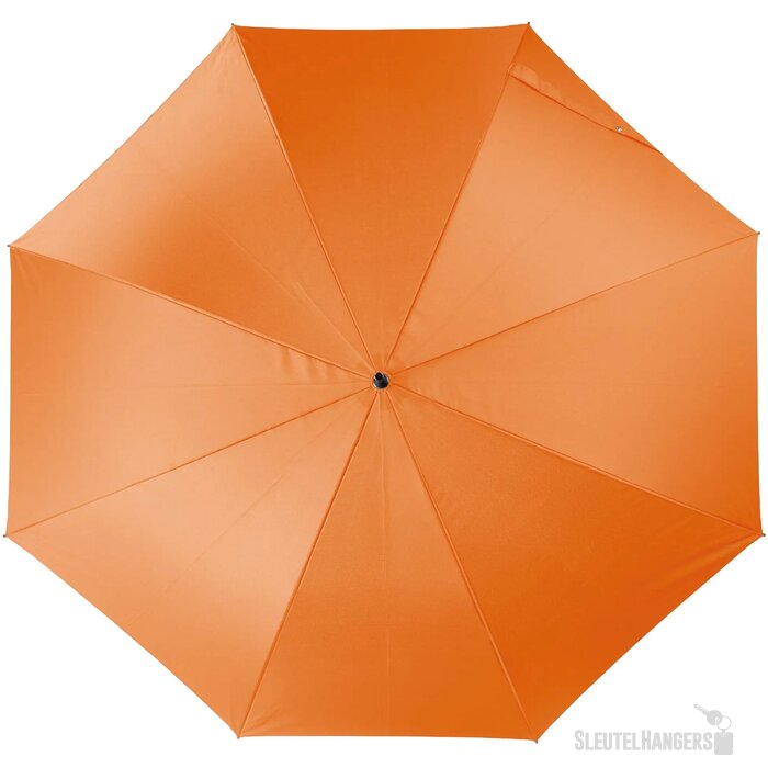 Stokparaplu 25” auto open oranje