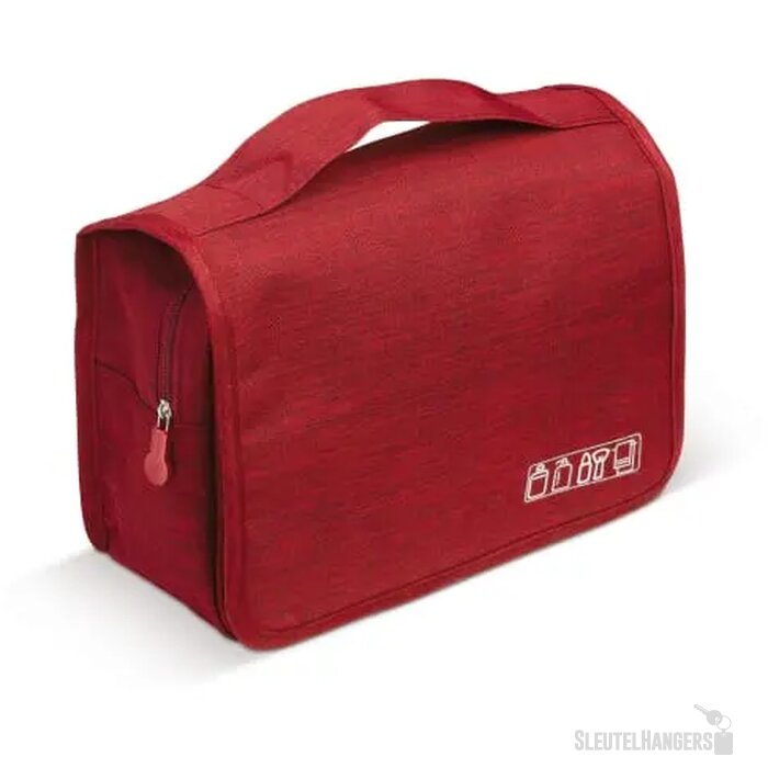 Toilettas travel rood