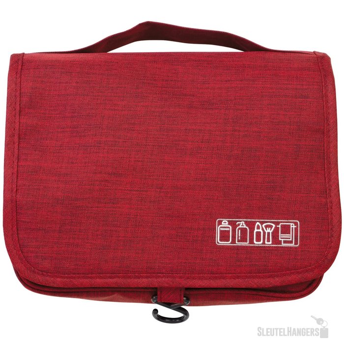 Toilettas travel rood