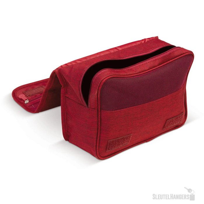Toilettas travel rood