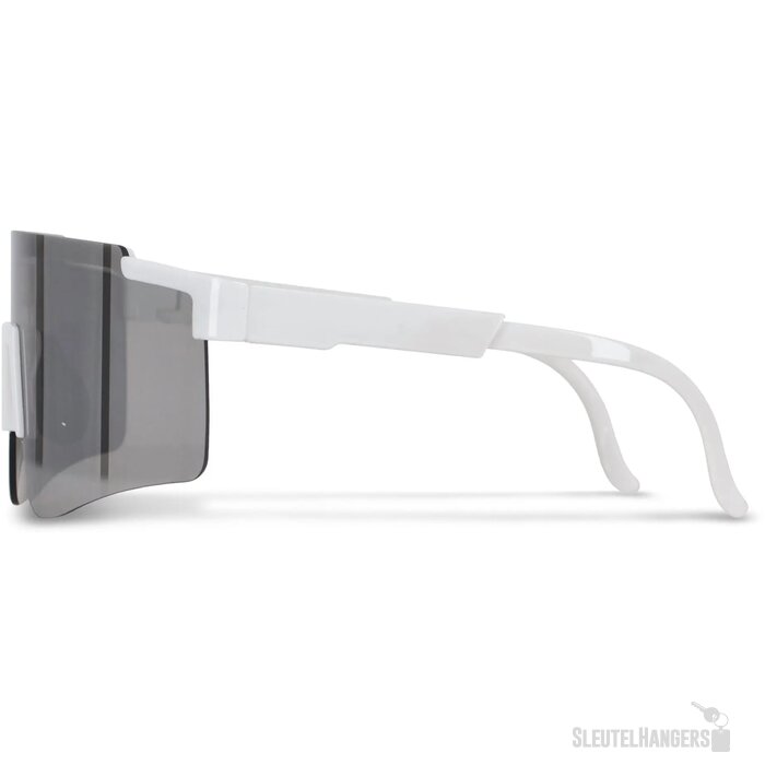 Tom R-PC sportzonnebril met spiegelende glazen UV400 wit