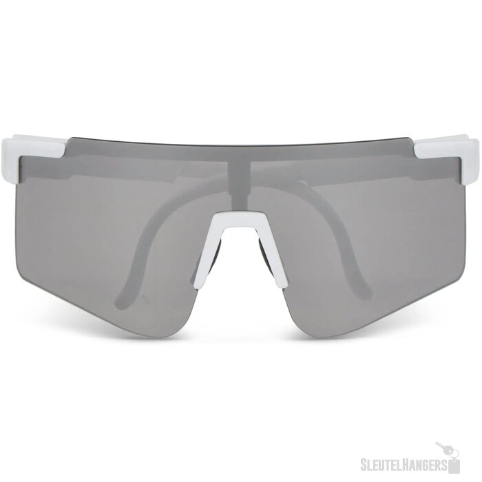 Tom R-PC sportzonnebril met spiegelende glazen UV400 wit