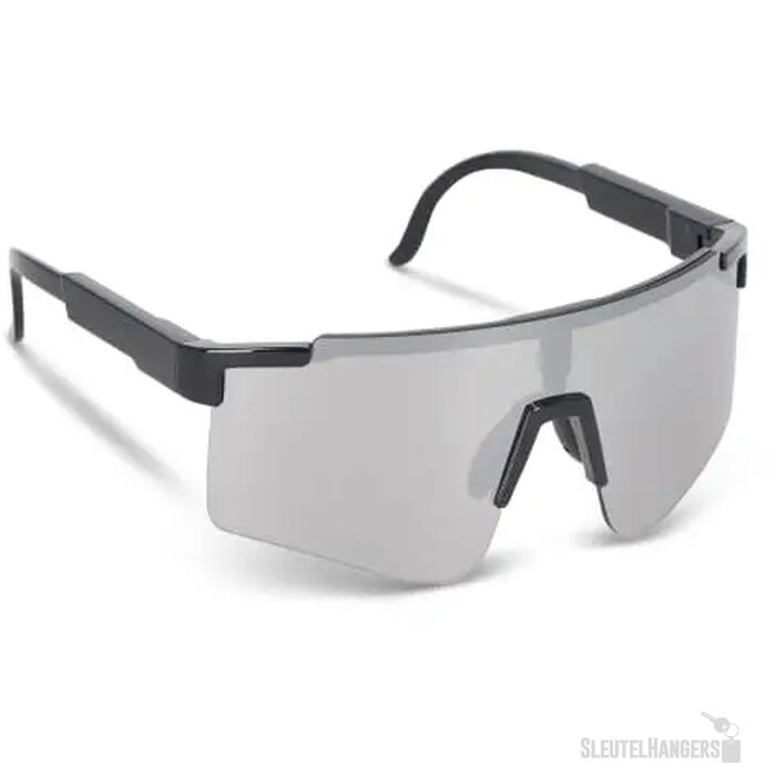 Tom R-PC sportzonnebril met spiegelende glazen UV400 zwart