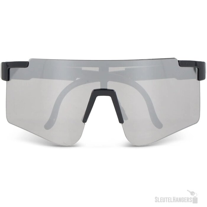Tom R-PC sportzonnebril met spiegelende glazen UV400 zwart