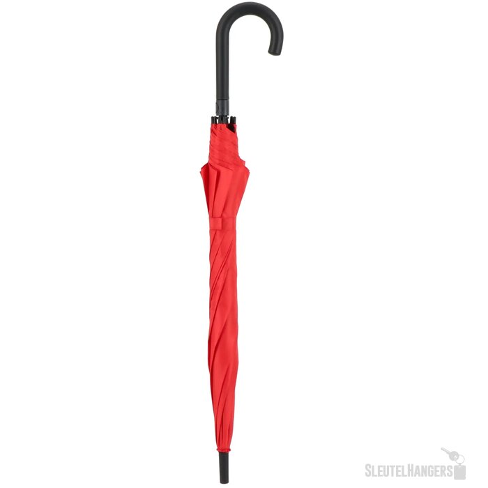 Verdure 190T Pongee 23" Winddichte haakparaplu Rood