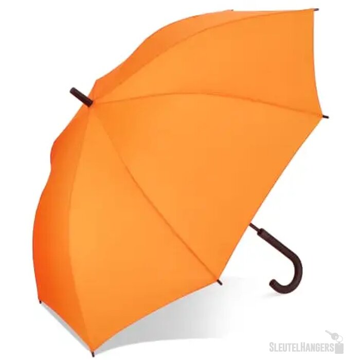 Verdure 190T Pongee 23" Winddichte haakparaplu Oranje