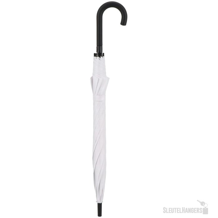 Verdure 190T Pongee 23" Winddichte haakparaplu Wit