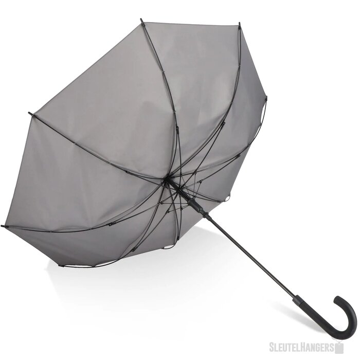 Verdure 190T Pongee 23" Winddichte haakparaplu Grijs