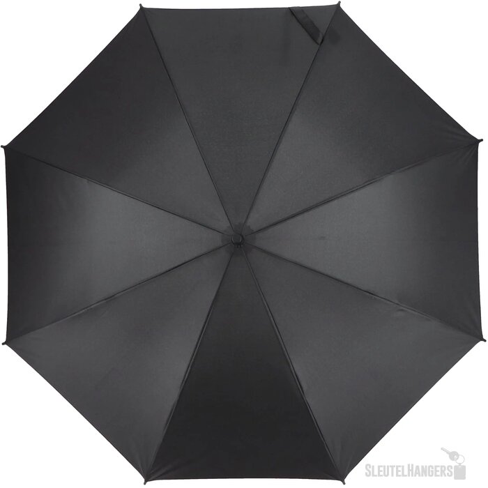 Verdure 190T Pongee 23" Winddichte haakparaplu Zwart
