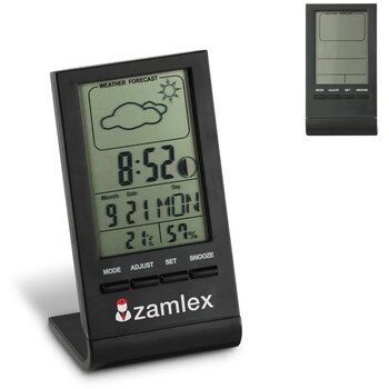 Weerstation elektronisch zwart