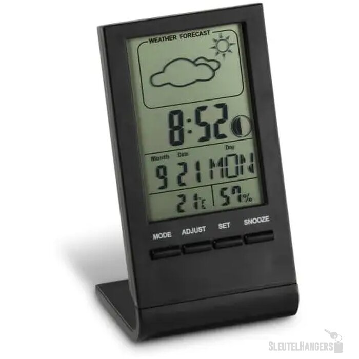 Weerstation elektronisch zwart