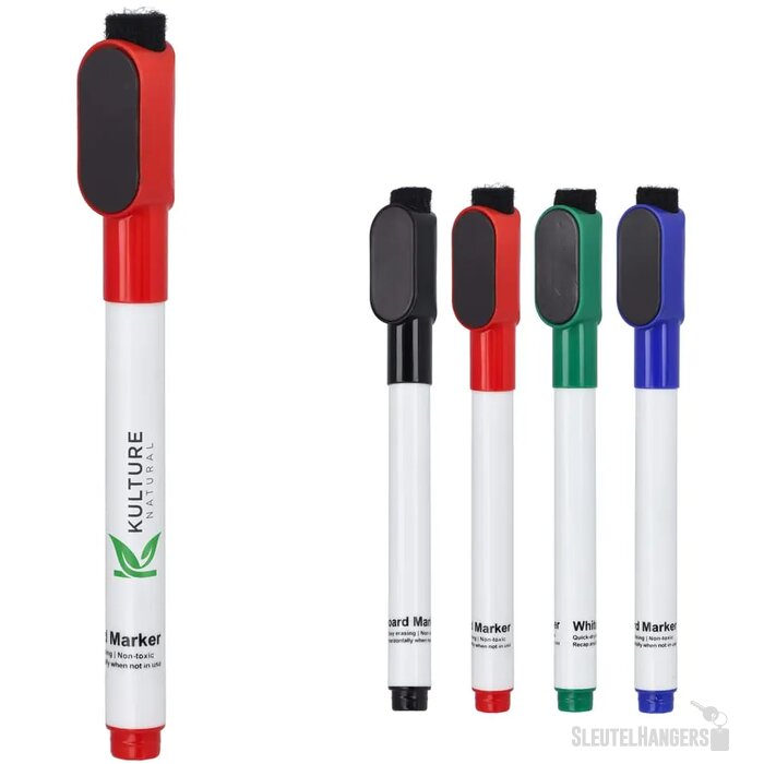 Whiteboardmarker met magneet en wisser
