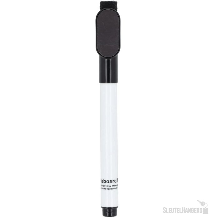 Whiteboardmarker met magneet en wisser zwart