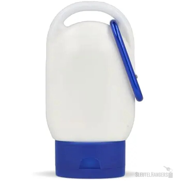 Zonnebrandlotion met Karabijnhaak SPF30 Gerecycled Materiaal blauw