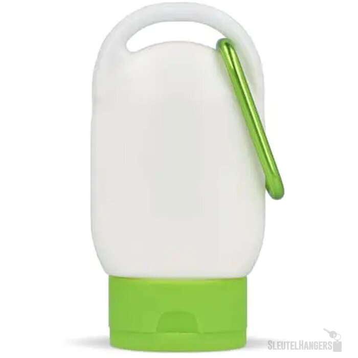 Zonnebrandlotion met Karabijnhaak SPF30 Gerecycled Materiaal lichtgroen