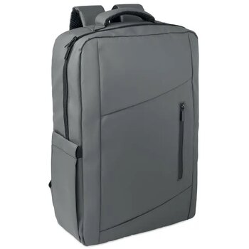 15" pu rpet laptop rugzak Metro steengrijs
