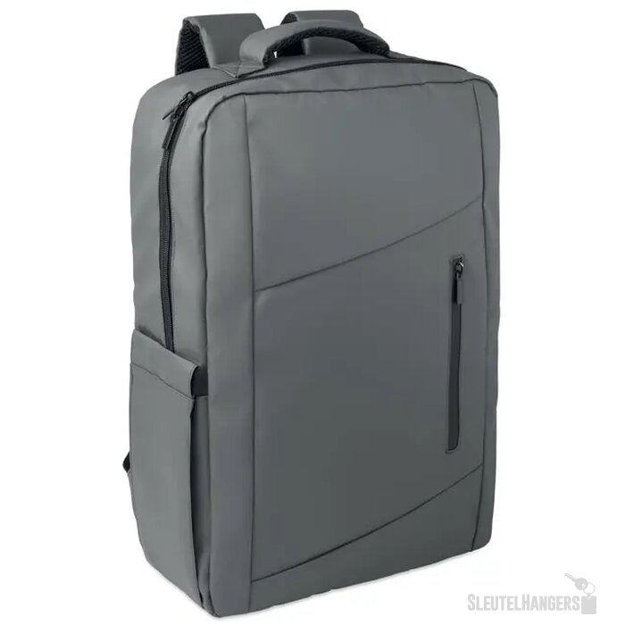 15" pu rpet laptop rugzak Metro steengrijs