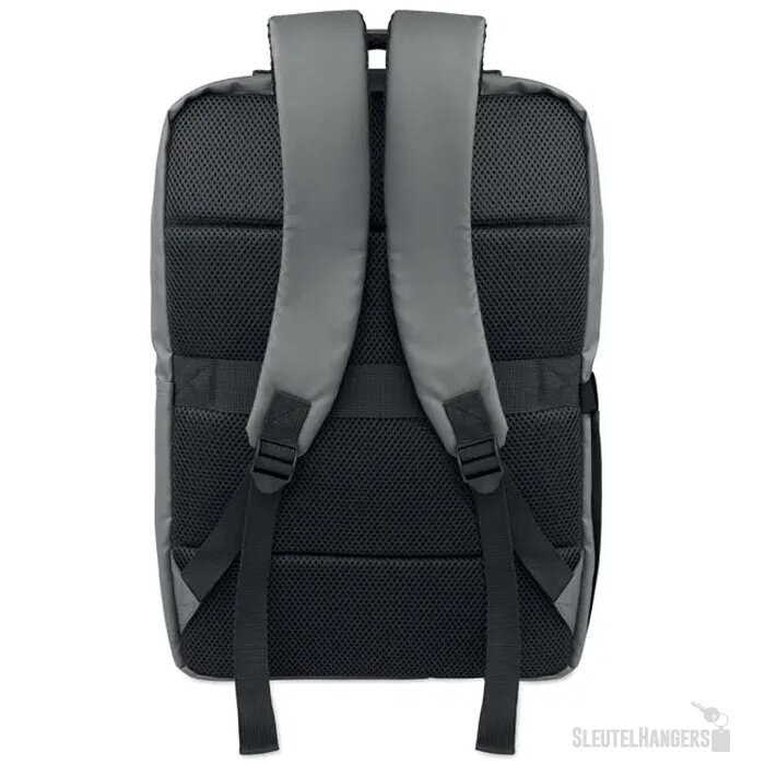 15" pu rpet laptop rugzak Metro steengrijs