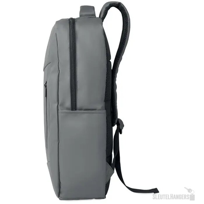 15" pu rpet laptop rugzak Metro steengrijs