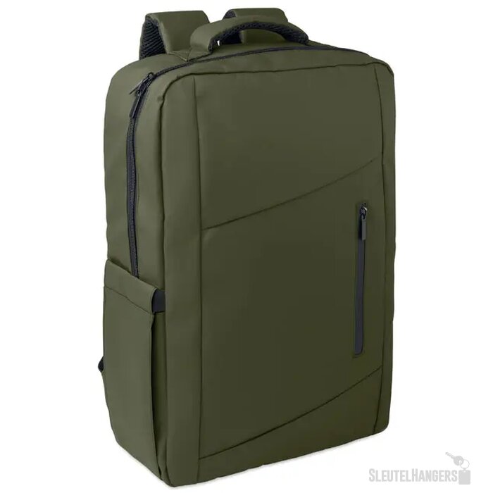 15" pu rpet laptop rugzak Metro legergroen