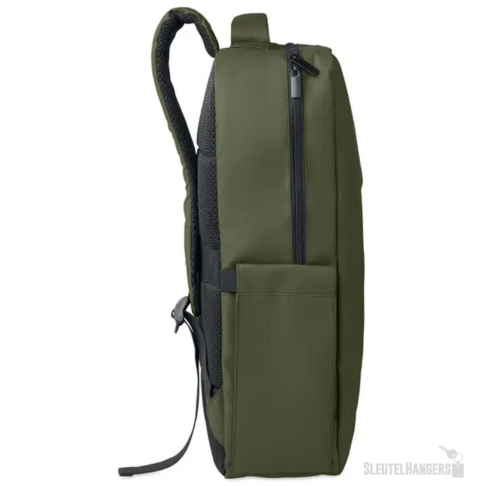 15" pu rpet laptop rugzak Metro legergroen