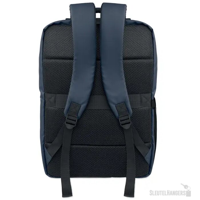15" pu rpet laptop rugzak Metro blauw
