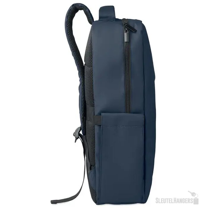 15" pu rpet laptop rugzak Metro blauw