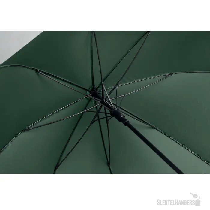 27" auto paraplu houten greep Rayna groen