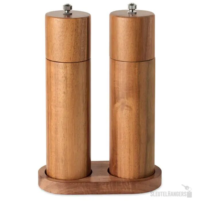 Acacia peper- en zoutmolens Tucco set hout