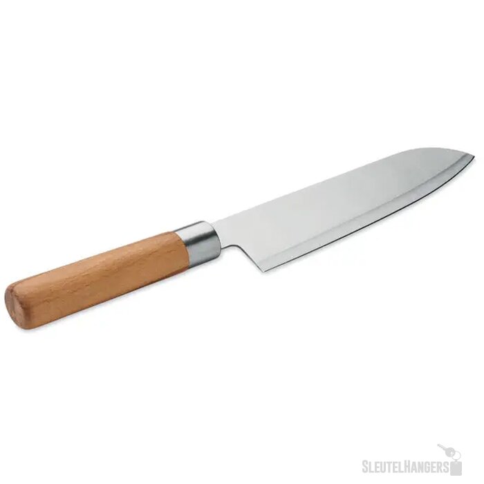 Beukenhouten koksmes Slice zilver
