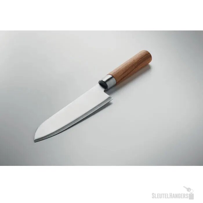 Beukenhouten koksmes Slice zilver