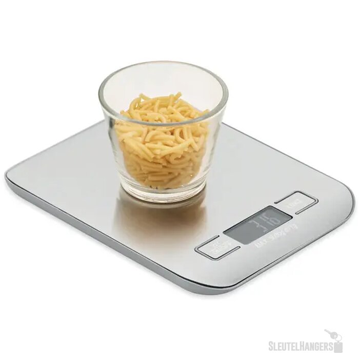 Digitale keukenweegschaal 5kg Scale it zilver