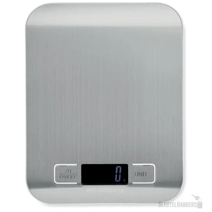 Digitale keukenweegschaal 5kg Scale it zilver