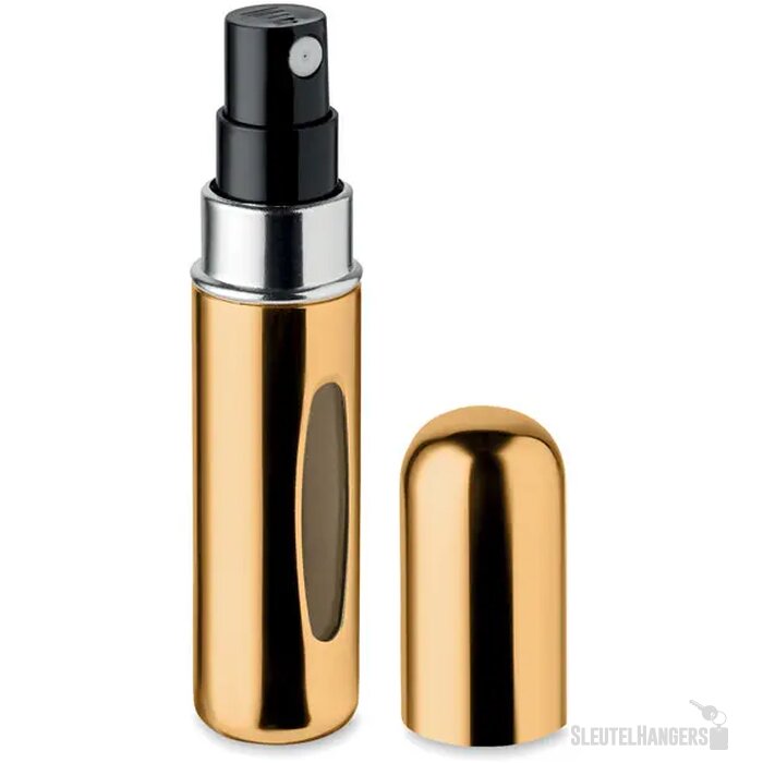 Navulbaar verstuiverflesje 5ml Spray goud