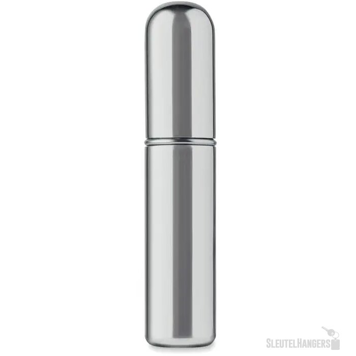 Navulbaar verstuiverflesje 5ml Spray glanzend zilver
