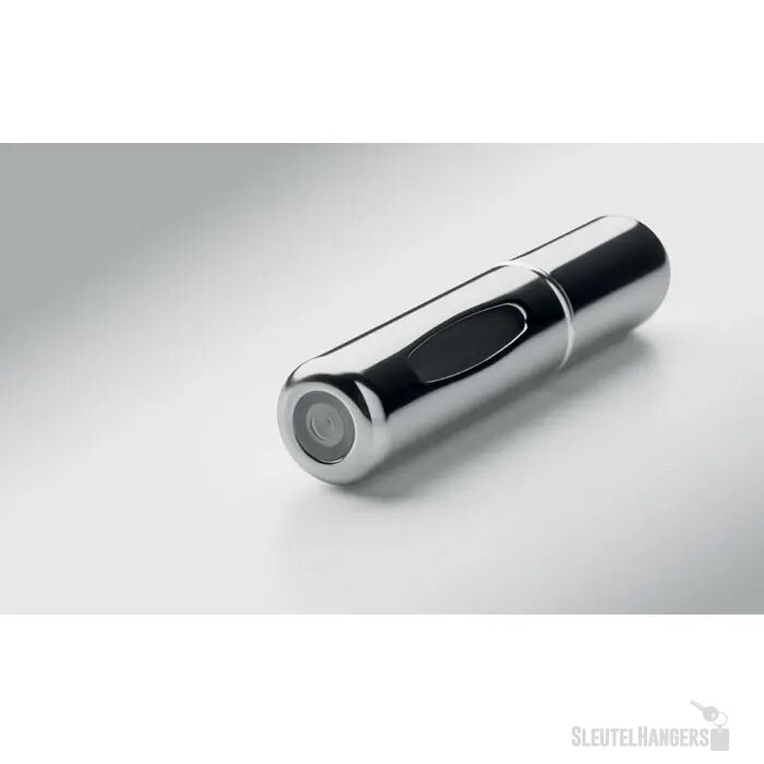 Navulbaar verstuiverflesje 5ml Spray glanzend zilver