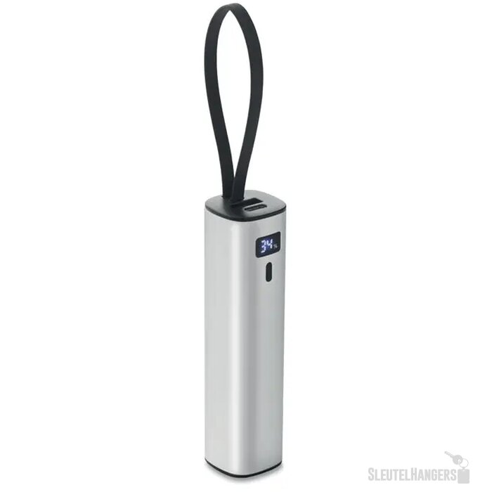 Powerbank 5000mah pd 20w Powertube mat zilver