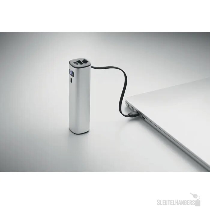 Powerbank 5000mah pd 20w Powertube mat zilver