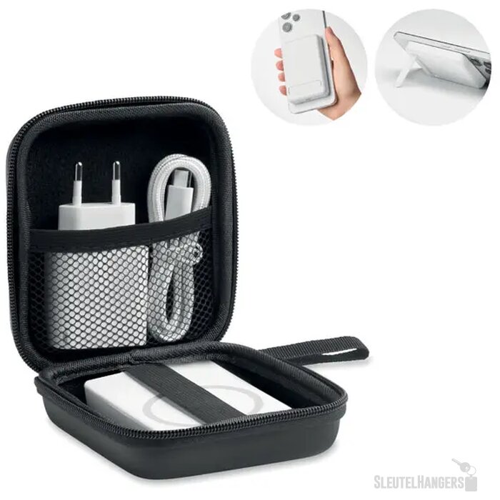 Powerbank reisset 5000mah Atlas wit
