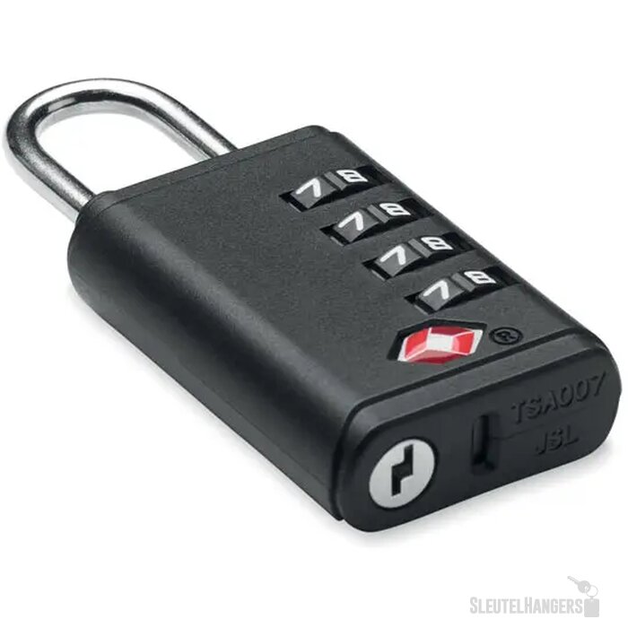 Tsa 4-cijferig combinatieslot Lock zwart