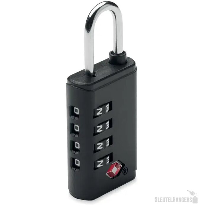 Tsa 4-cijferig combinatieslot Lock zwart