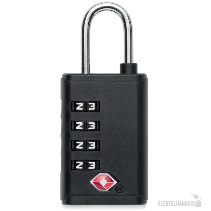 Tsa 4-cijferig combinatieslot Lock zwart